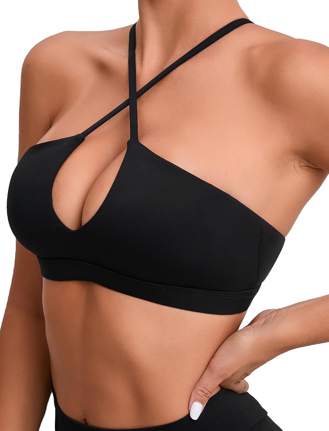 SEAUR Women’s Backless Wire-Free Yoga Bra – Crisscross Twist Cutout Design with Adjustable Straps and Padded Underwire SEAUR Women’s Backless Wire-Free Yoga Bra – Crisscross Twist Cutout Design with Adjustable Straps and Padded Underwire
