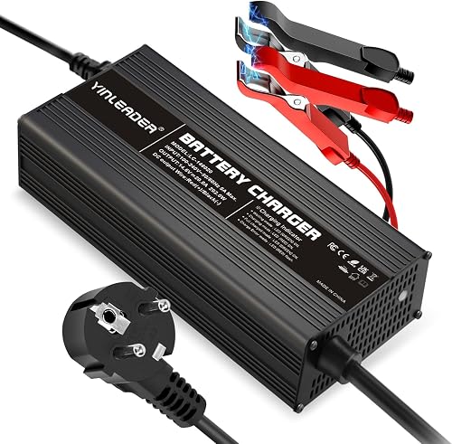 Yinleader Chargeur de Batterie Automobile LiFePO4 20A 12V… - 1