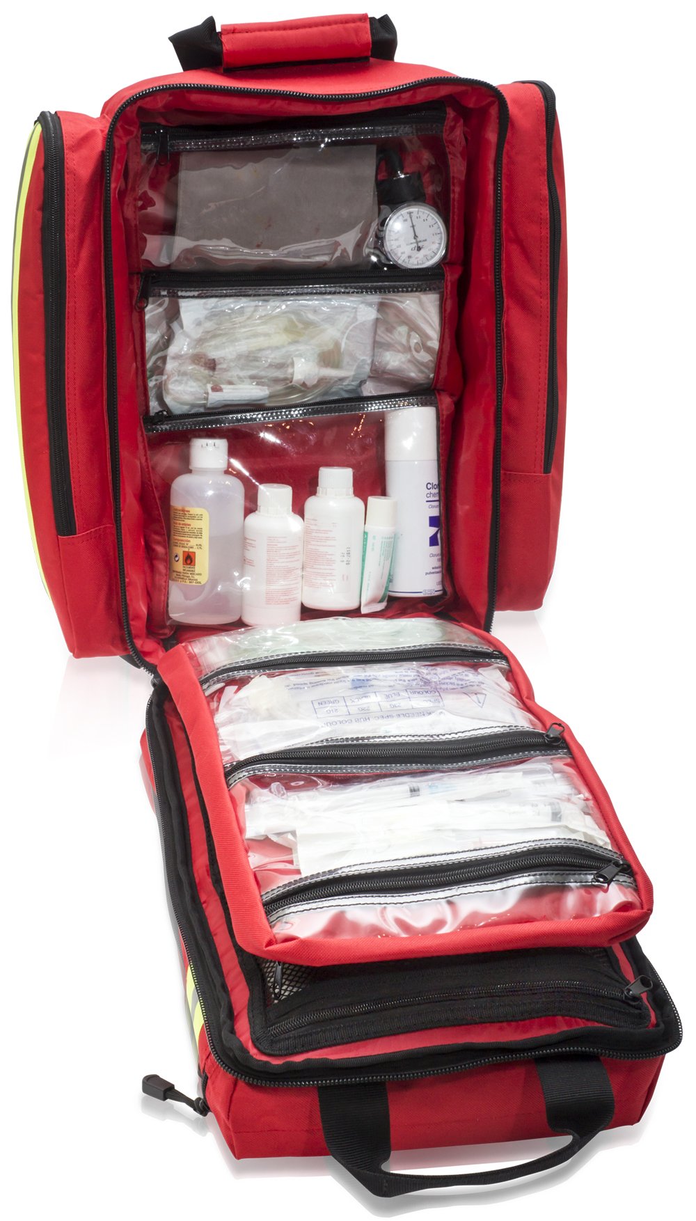 Elite Bags, Sac de secours, Grand sac à dos d’intervention, Rouge