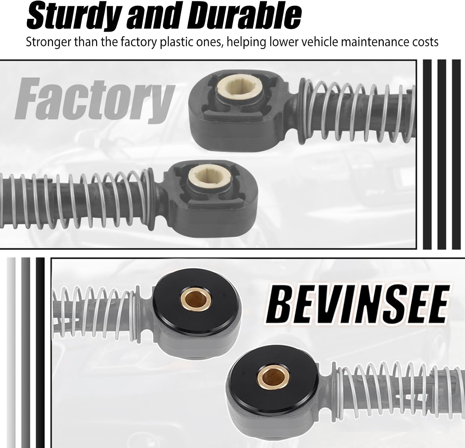 Bevinsee Solid Shifter Bushing Kit Compatible with VW MK4 MK5 1J0711761B and 1J0711761C, for MQ250 5 Speed Manual Gearbox Billet Hole Size of 10mm