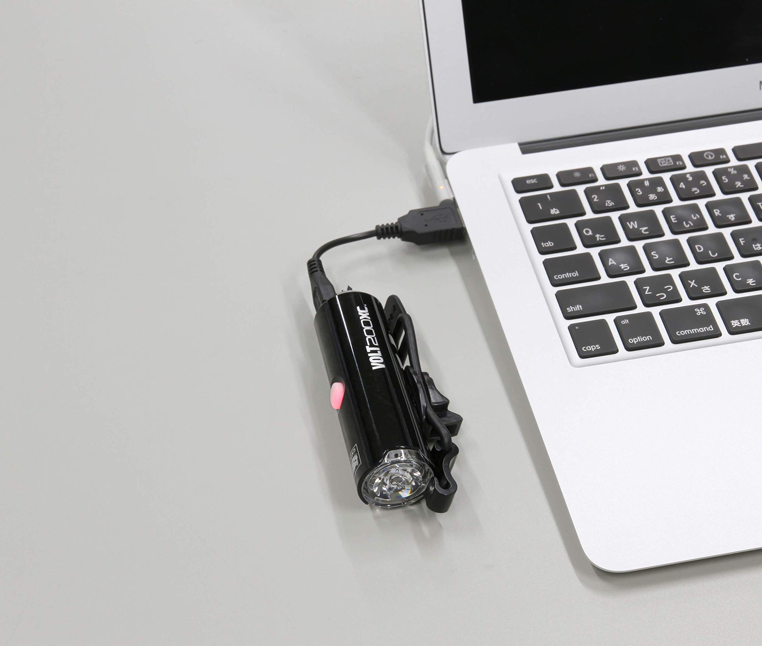 Usb Rechargeable Cateye Volt 200 Xc Cateye Volt 100 Xc Front And