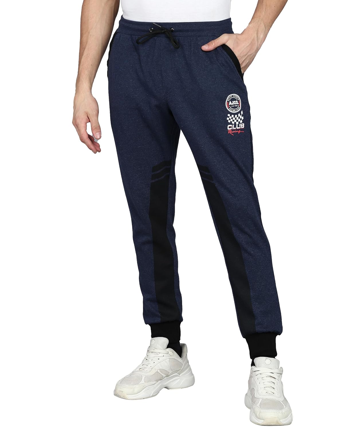 Alan Jones Clothing Men’s Slim Fit Mid Rise Track Pant Alan Jones Clothing Men’s Slim Fit Mid Rise Track Pant
