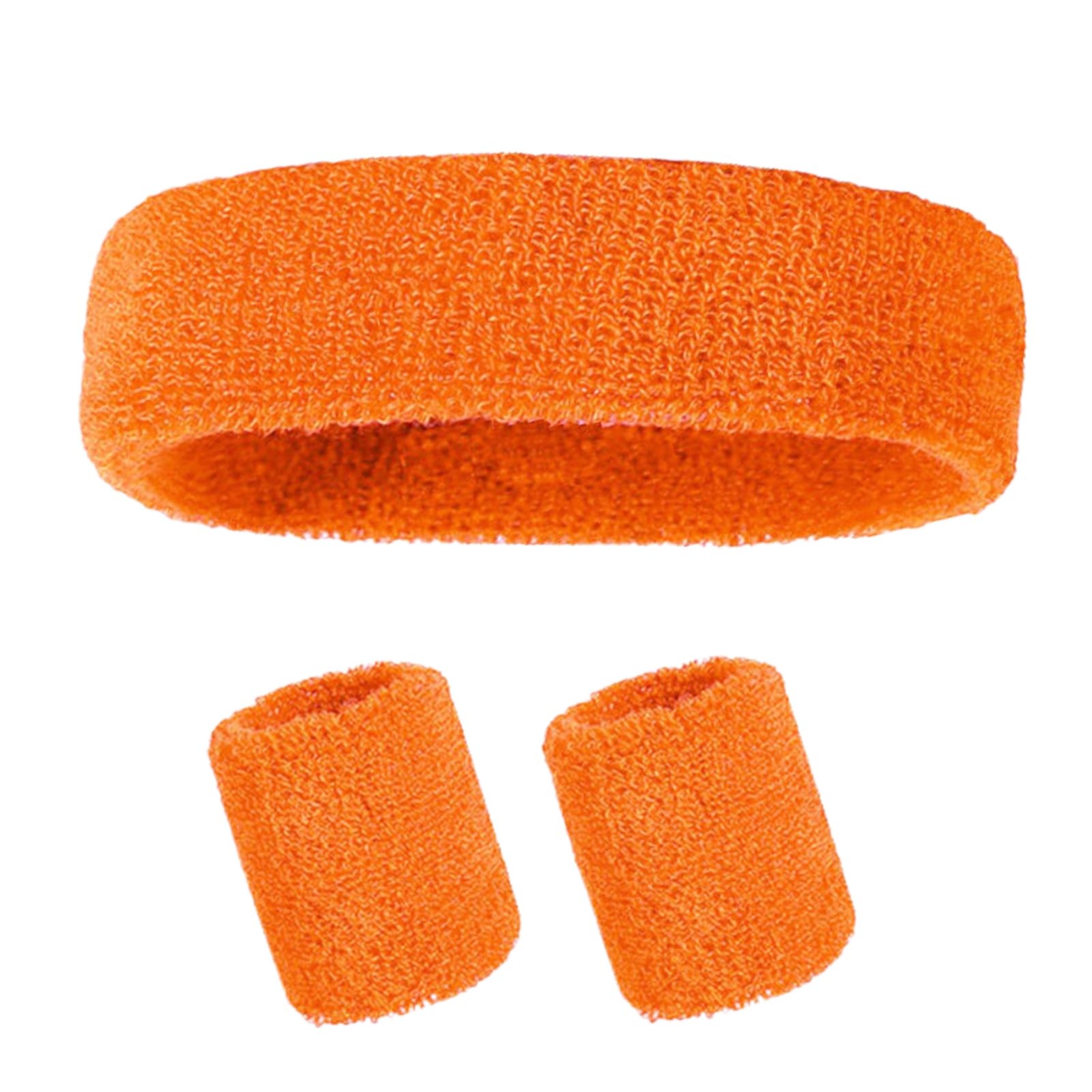 matumou Sweatband Set Sports Headband Wristband Set Terry Tennis Gymnastics Wristband Athletic Sweat Headband for Men Women