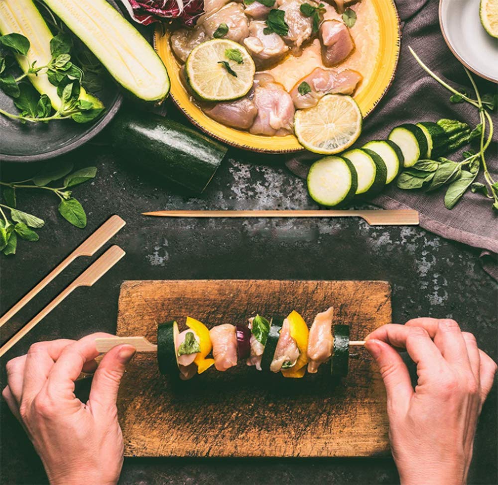 バーベキュー・調理用品 botanical Amazon｜Big Bargain Store 肉、果物 バーベキュー用の竹串
