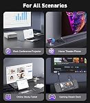 USB-C à HDMI câble 6Ft [4K@60Hz] Haute vitesse USB Type C à HDMI 2.0 Cordon tressé (Thunderbolt 3/4 Compatible) pour iPhone 15 Series, MacBook Pro/Air, iPad Pro, Galaxy S8 à S23