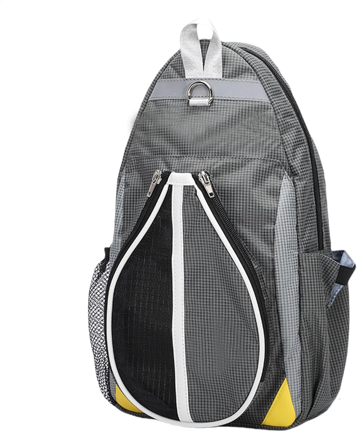 Bolso Deportivo Sling Padel para Mujer - Pickle Ball y Raquetbol 1 Bolso bandolera para paletas de pepinillos,Bolsa deportiva de pepinillos,Bolso Deportivo Sling Padel para Mujer | Bolsa bandolera ajustable con gancho para valla para Pickle Ball, equipo de raquetbol,