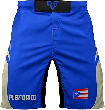International Warrior Mens Fight Shorts Global Edition MMA, BJJ, No-Gi & Kickboxing Grappling Gear