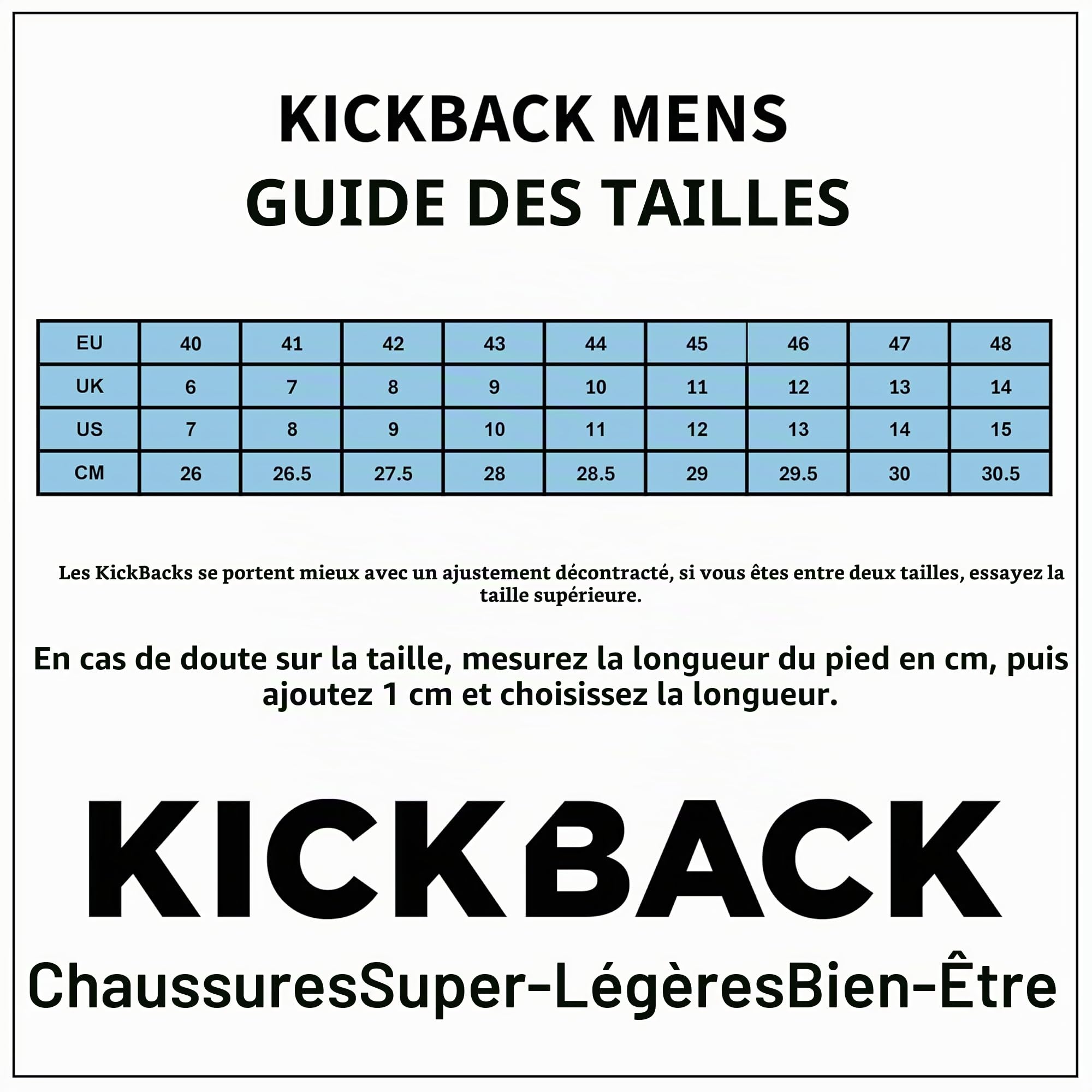 Kickback Chaise Classic - Chaussures pour Hommes - Mocassins pour Hommes en Ultraléger Slip on - Mocassins pour Hommes - Chaussures Casual - Chaussure ete Homme