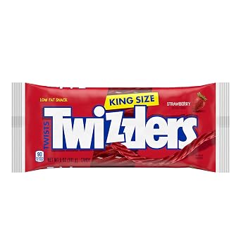 TWIZZLERS Licorice Candy| Strawberry| 5 Ounce