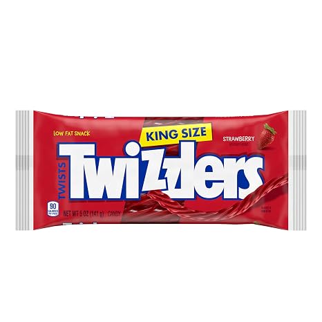 TWIZZLERS Licorice Candy| Strawberry| 5 Ounce
