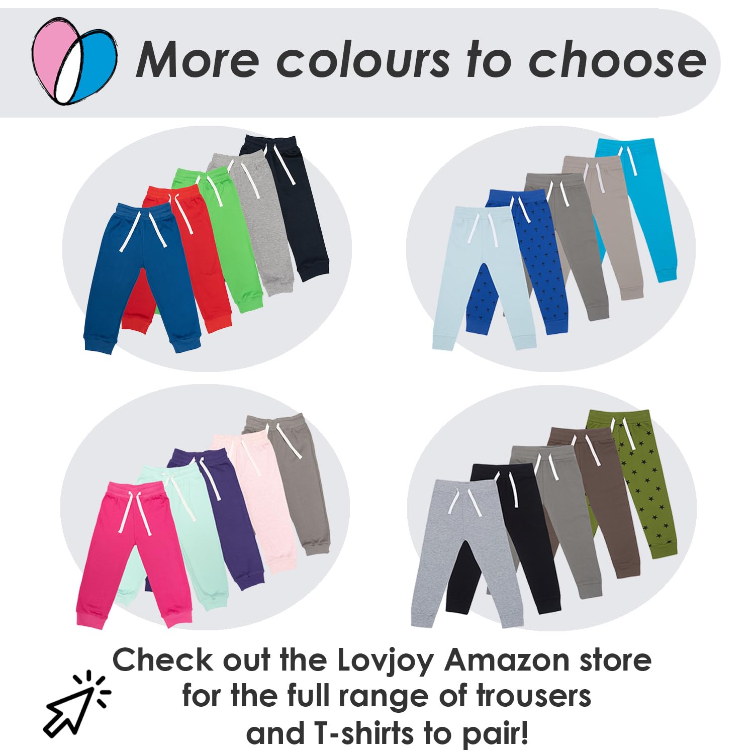 Lovjoy Baby Kleinkind Junge Hose Pumphose/lässige Hosen / 100% Baumwolle, Weich und Komfortabel
