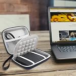 Lacdo Shockproof Hard Drive Carrying Case for Western Digital WD My Passport Ultra WD Elements WD Gaming Drive Portable External Hard Drive 1TB 2TB 3TB 4TB 5TB USB 3.0 2.5 inch HDD Travel Bag, Blue