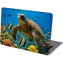 Compatible with MacBook Neo 13-inch, Hard Shell Case with Keyboard Cover and Screen Protector A3404 A18 Pro chip, 2026 Release - Sea Turtles MC25282