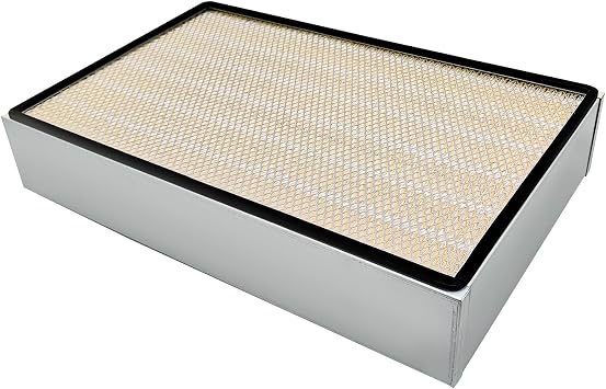 1037209AM Panel Filter Element Fits for Tennant 6100 Sub-Compact Ride-On Floor Sweeper (4VDW8), Replaces 1037209 83418 375210; 21 x 13.3 x 4.2 Inch, w/o Electrostatic Strap