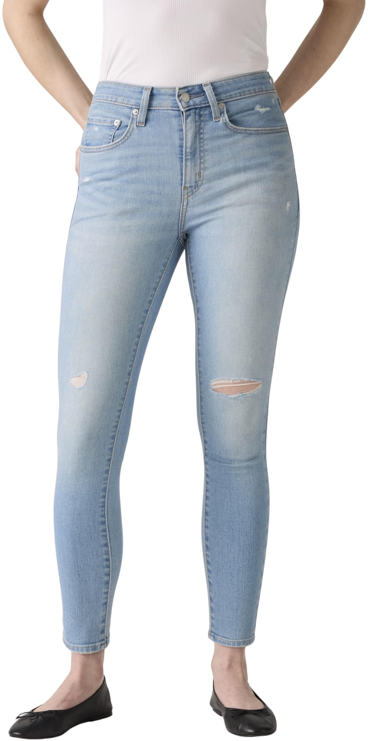 Levi's Women's 721 High Rise Skinny Jeans, Simplest Solution, 31W x 32L