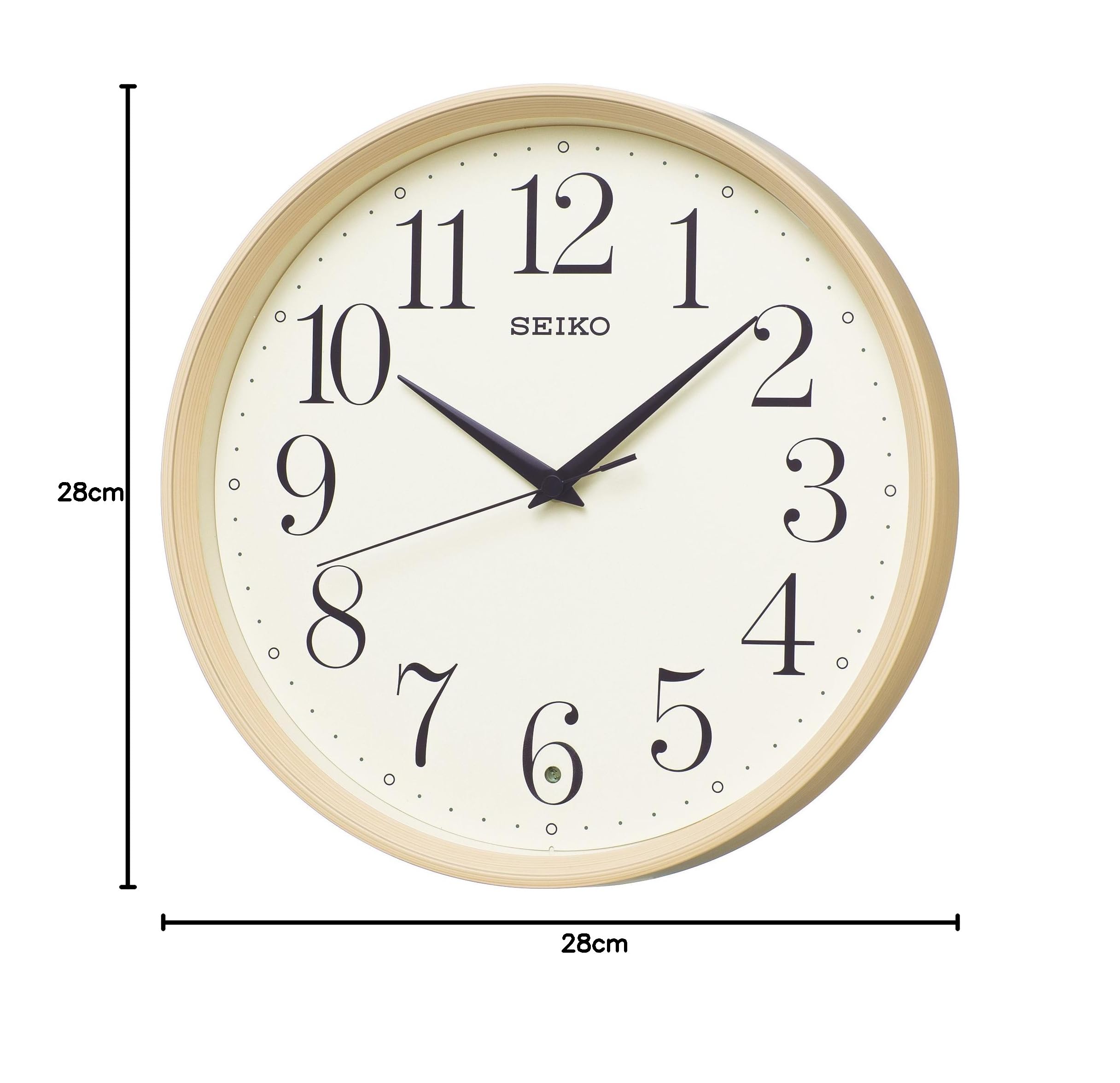 Amazon.co.jp: セイコークロック 掛け時計 ナチュラル 電波 アナログ