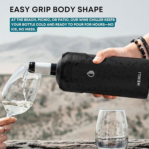 Miniatura 5 de Enfriador de vino, Enfriador de botellas de vino, Enfriador de botellas de vino, Manga enfriadora de vino, Soporte para enfriador de vino, Enfriador