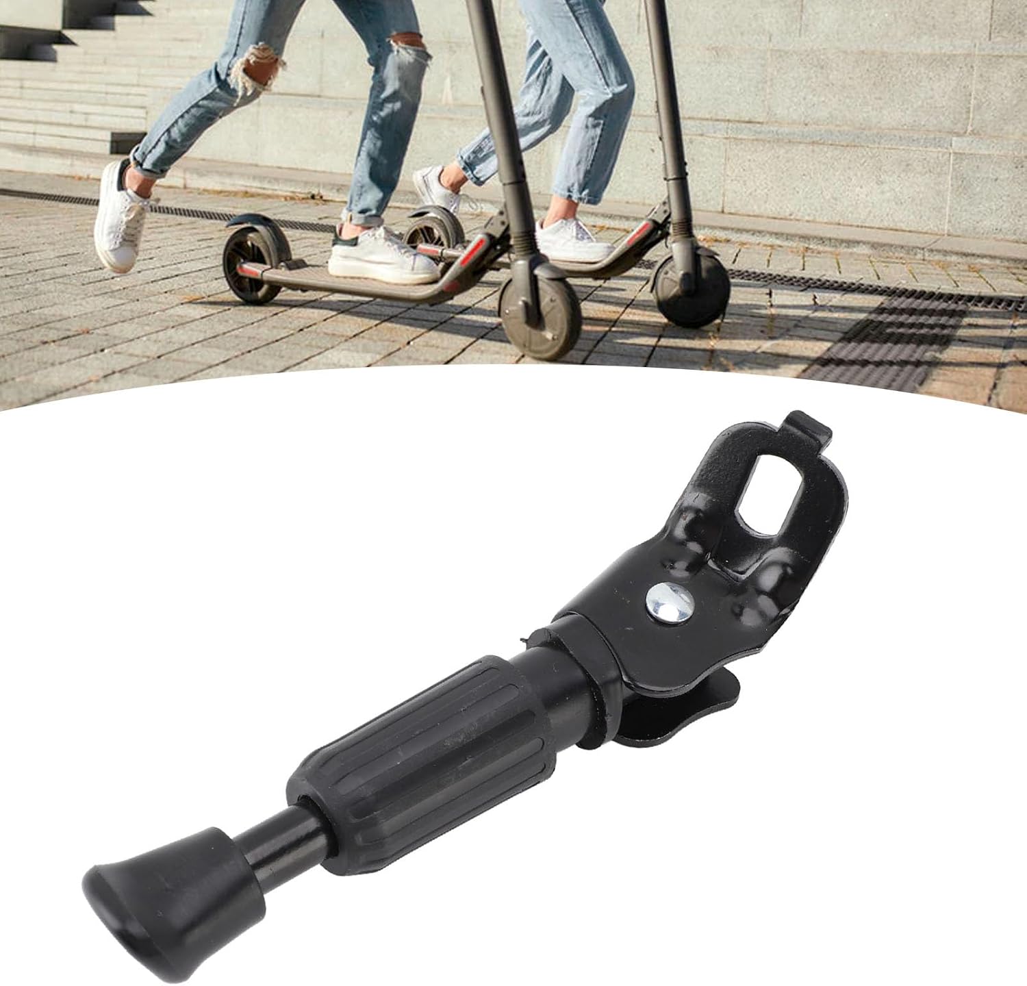 Electric Scooter Parking Stand,High Strength Aluminum Alloy Kickstand Support,Lightweight Replacement for Commuters,Students,Urban Riders in Daily Commuting