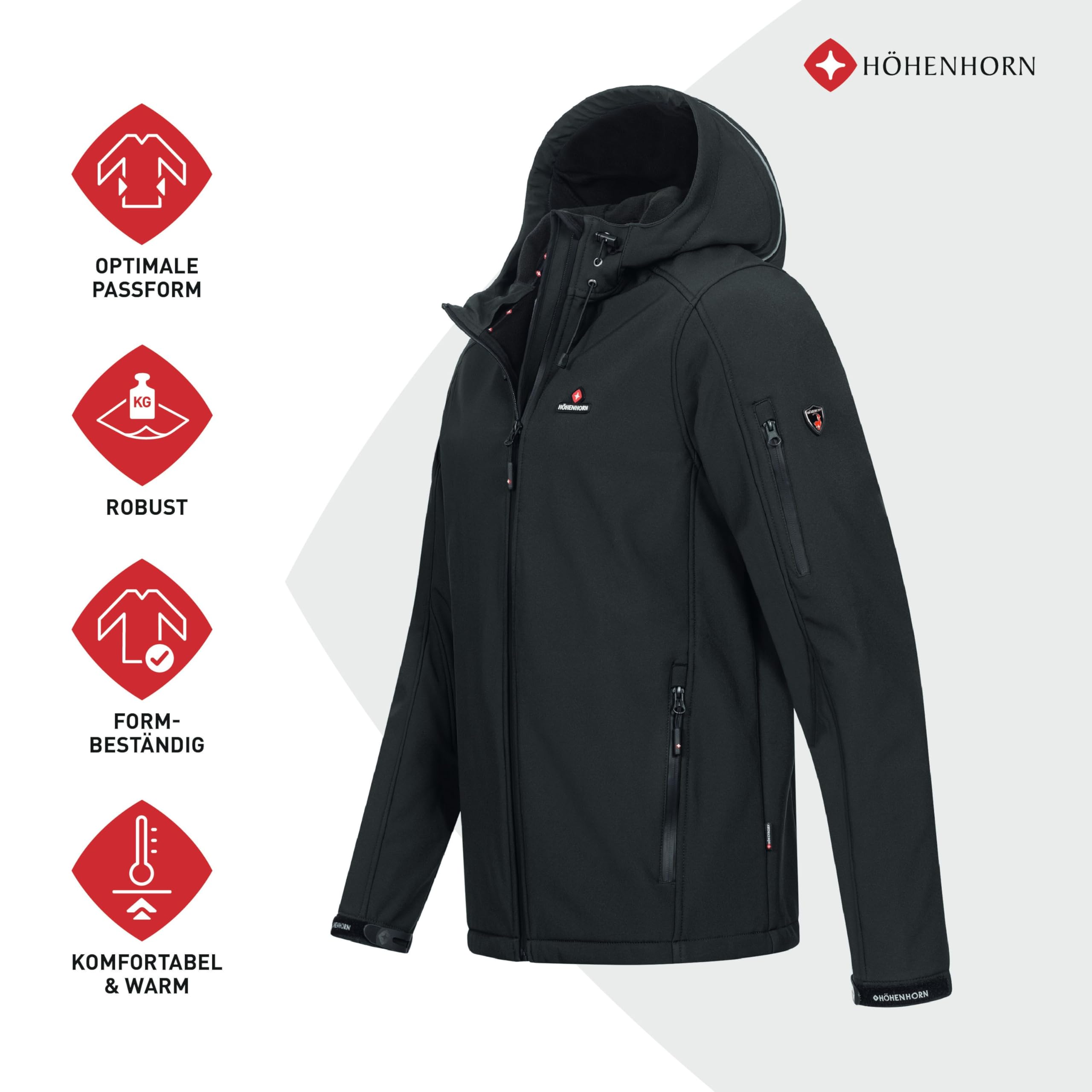 Höhenhorn ALTUS Giacca da uomo in Softshell, sportiva