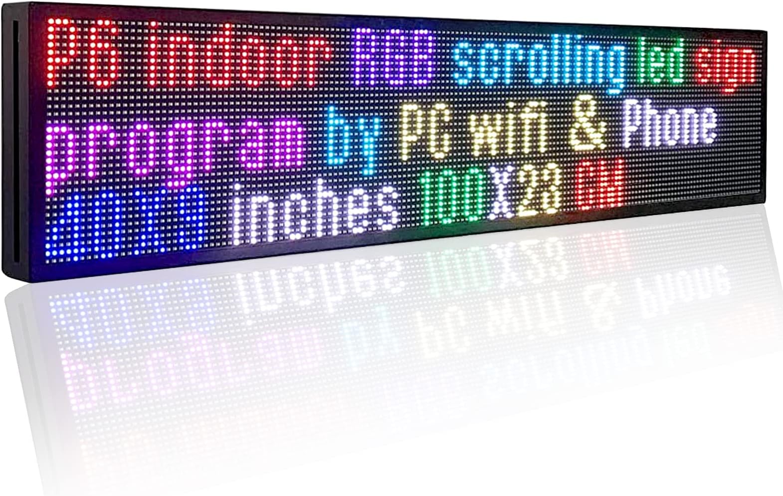 CXGuangDian P6 Full-Color Indoor led Sign and WiFi programmable Scrolling Information led Display,40''x9'',CXGuangDian CX-P6