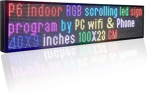 CX-P6 pantalla LED de interior a color con información programable por USB cartel LED