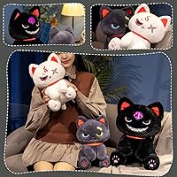 Vista 55 de ELAINREN Peluche de conejo loco grande, para Halloween, terrible conejito de Pascua, almohada de conejo blanco suave, abrazable, encantador