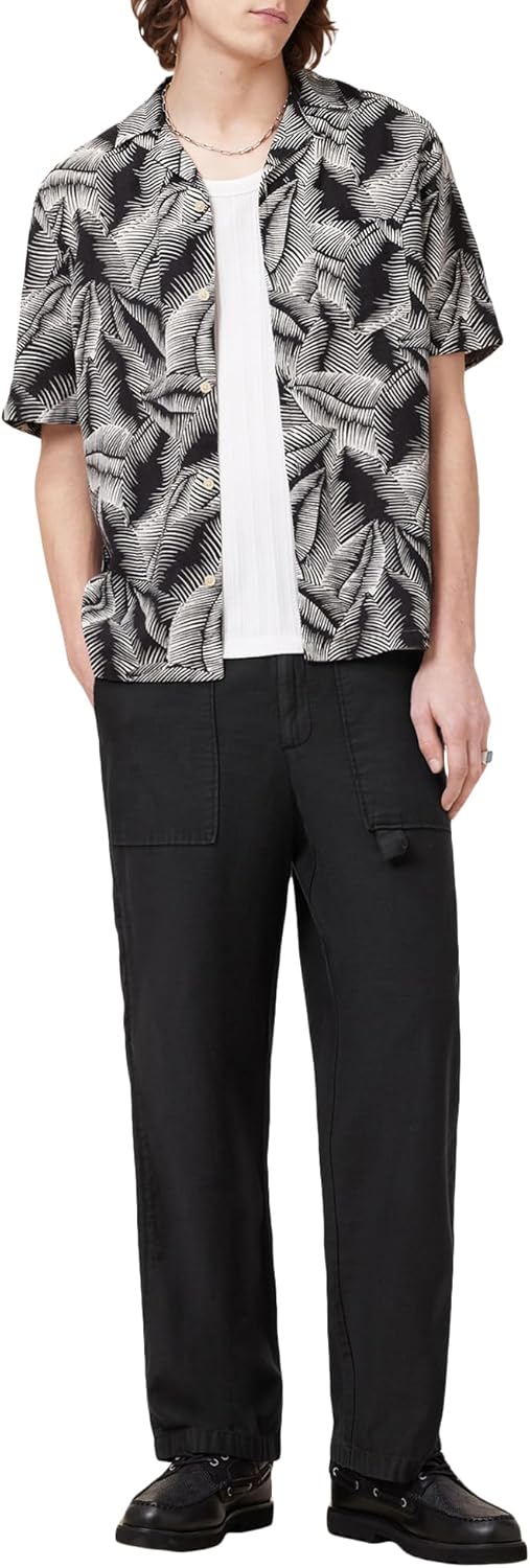 Allsaints Mens Marseille Ss Shirt - Image 2