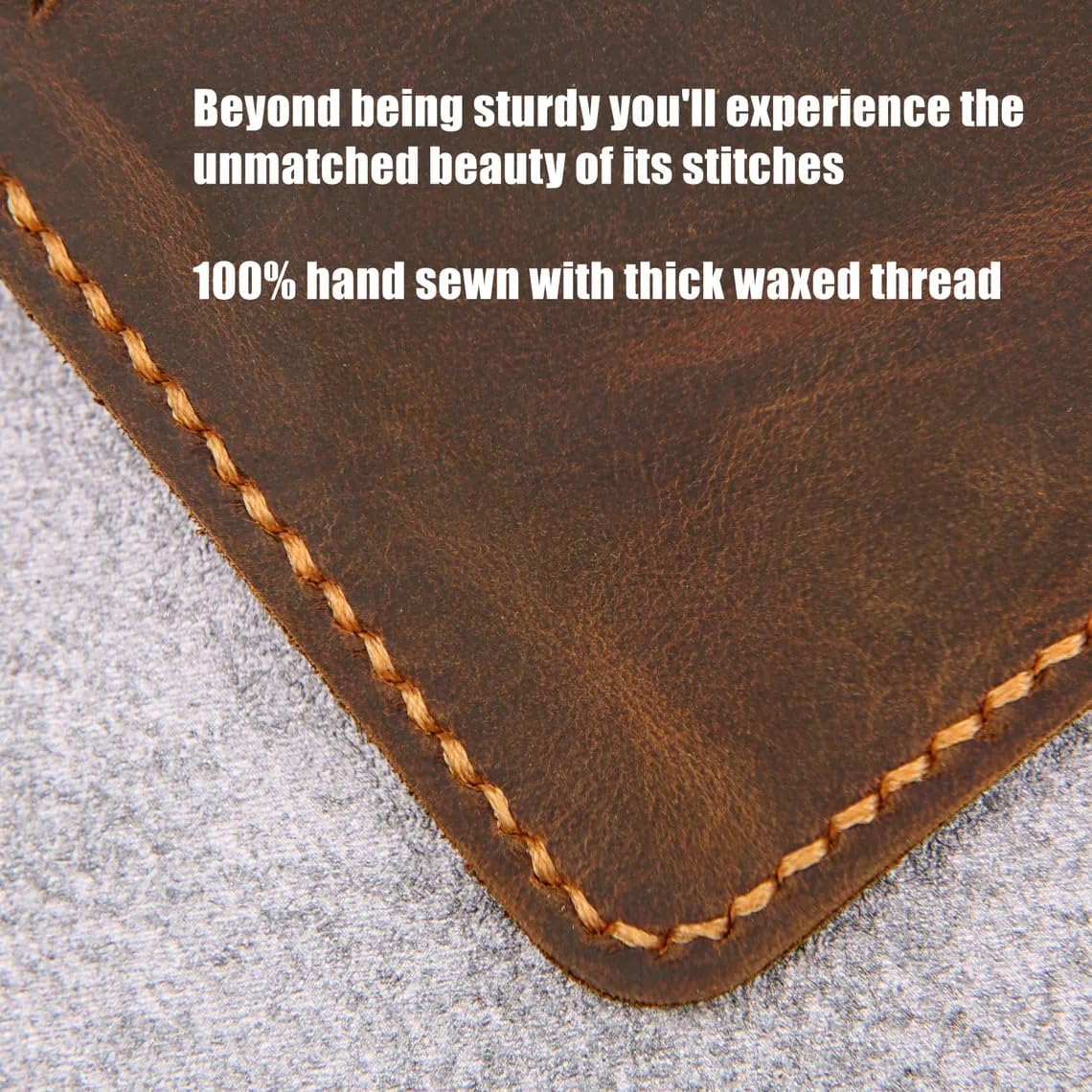 Personalized leather Wristlet wallet case for iPhone 17/16/15/14 Pro Max/distressed leather wallet cover Compatible with iPhone 17/16/15/14 Plus IP05MW-B