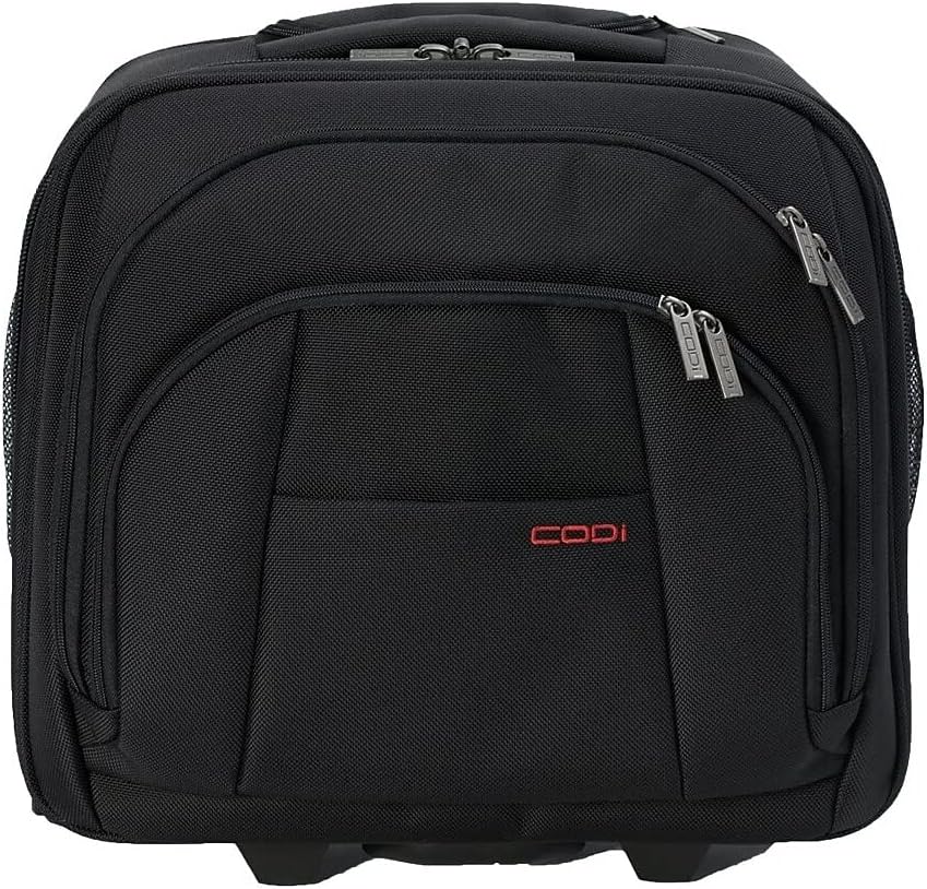 CODi Mobile Lite 15.4" Wheeled Case, Black (C9020) - Durable, No-Nonsense Solution for Business Travelers