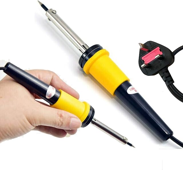 60W Electric Soldering Iron Electronics Welding Irons Solder Tools UK