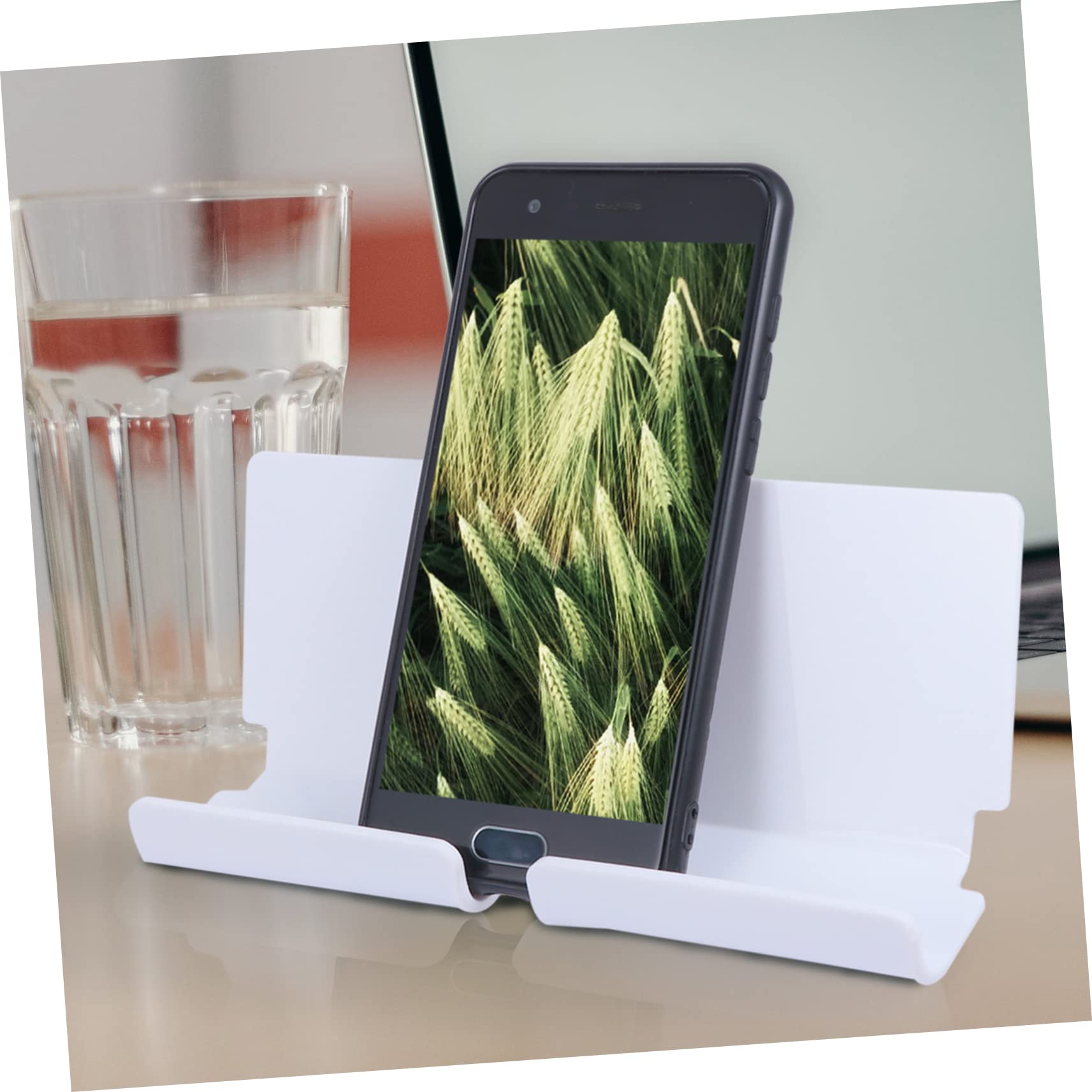 Hemobllo 3pezzi Supporto Murale Per Smartphone e Tablet Senza Acrilico Organizer Per Caricamento Facile e Pratico
