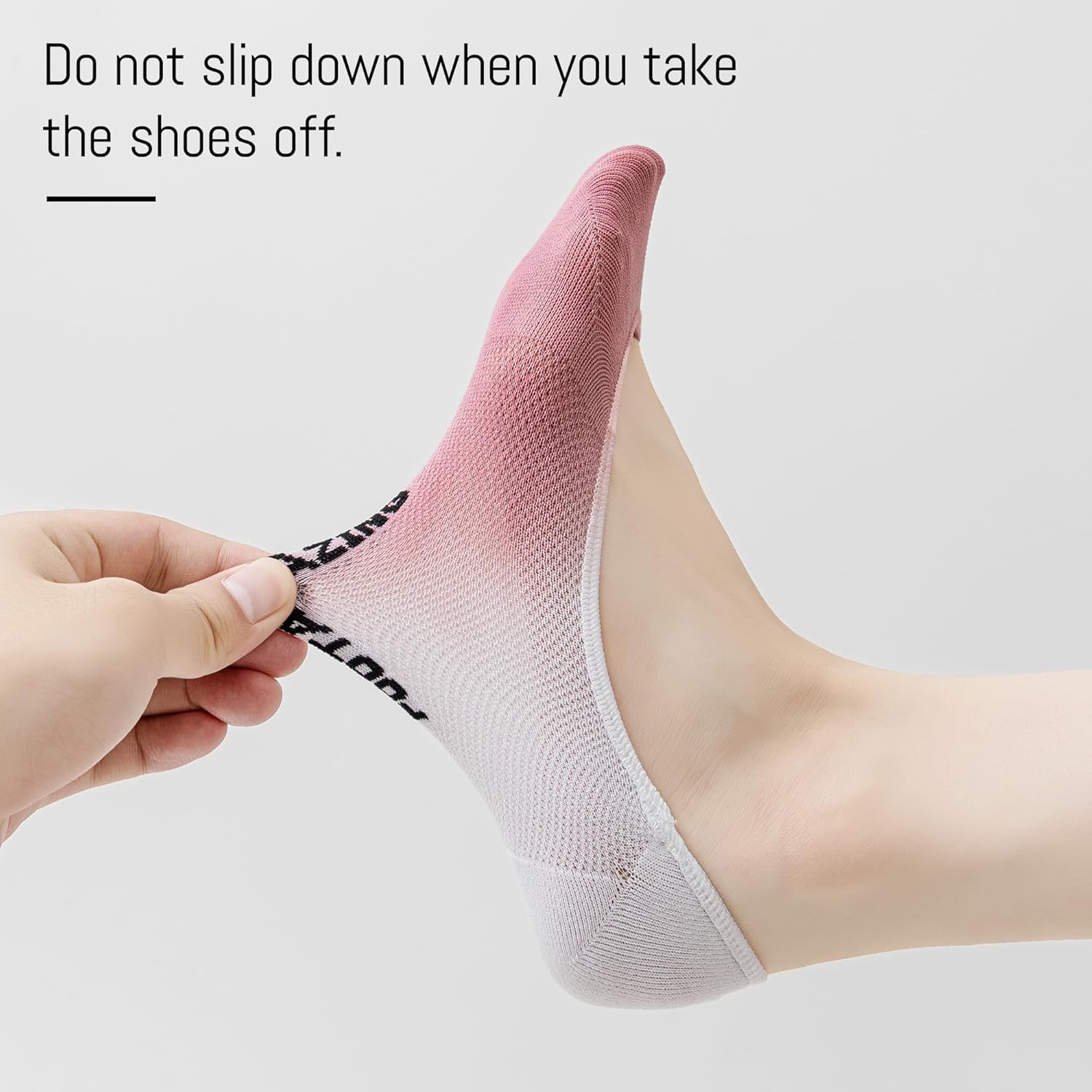 Women's No Show Liner Socks 8 Pack Low Cut Non Slip Footies Invisible Socks for Flat Boat - Image 4