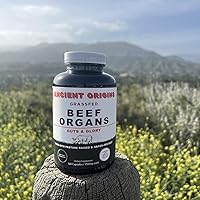 Vista 5 de Suplemento de órganos de carne alimentada con pasto de 4500 mg – Hígado desecado, médula ósea, corazón, bazo, páncreas y riñón, sin OMG, sin gluten