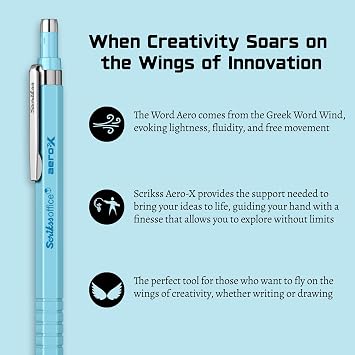 Scrikss Office Aero-X Versatile 0.7 Mm Light Blue