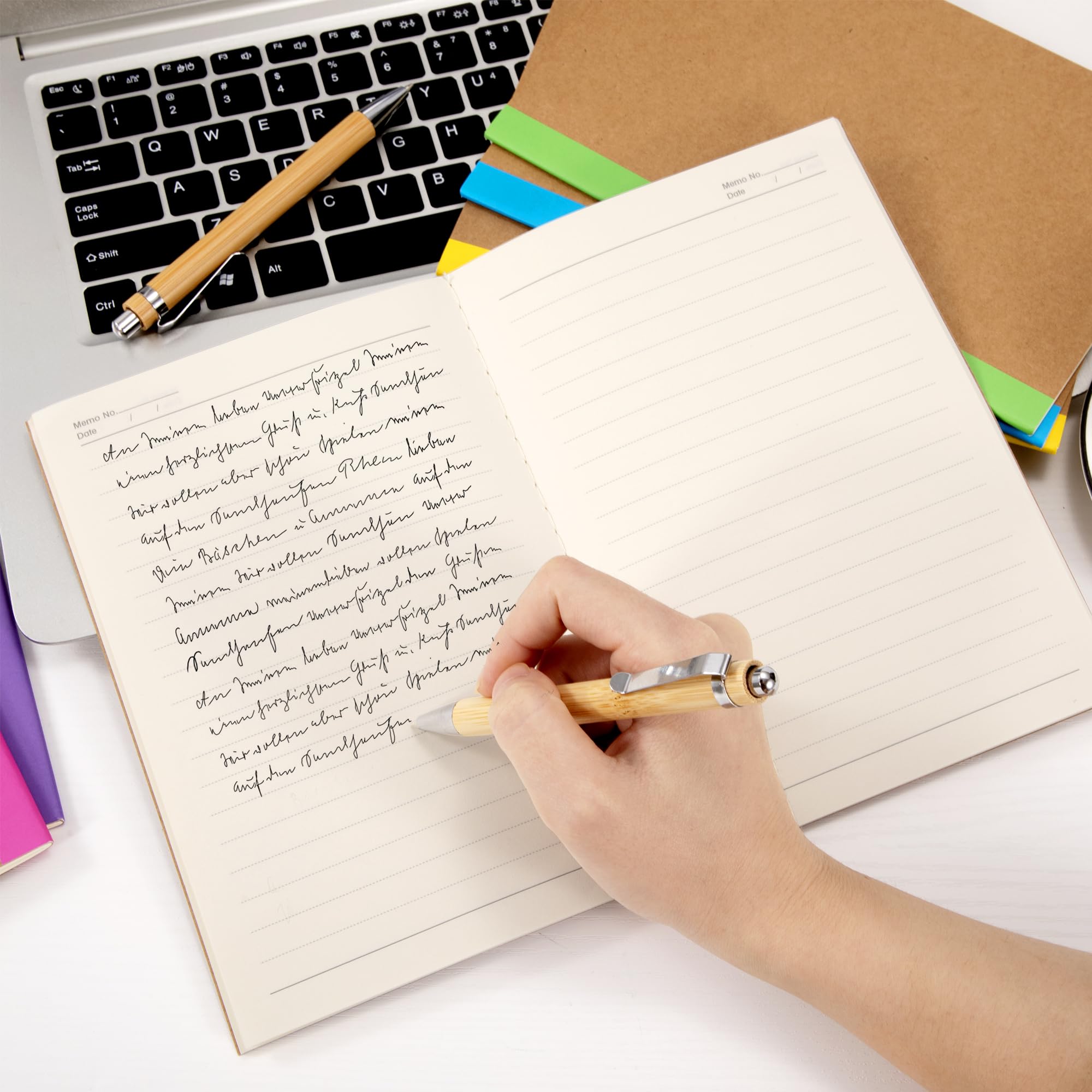 10 Quaderni Kraft A5 A Righe - Colorati E Pratici Per Appunti - Foto 5