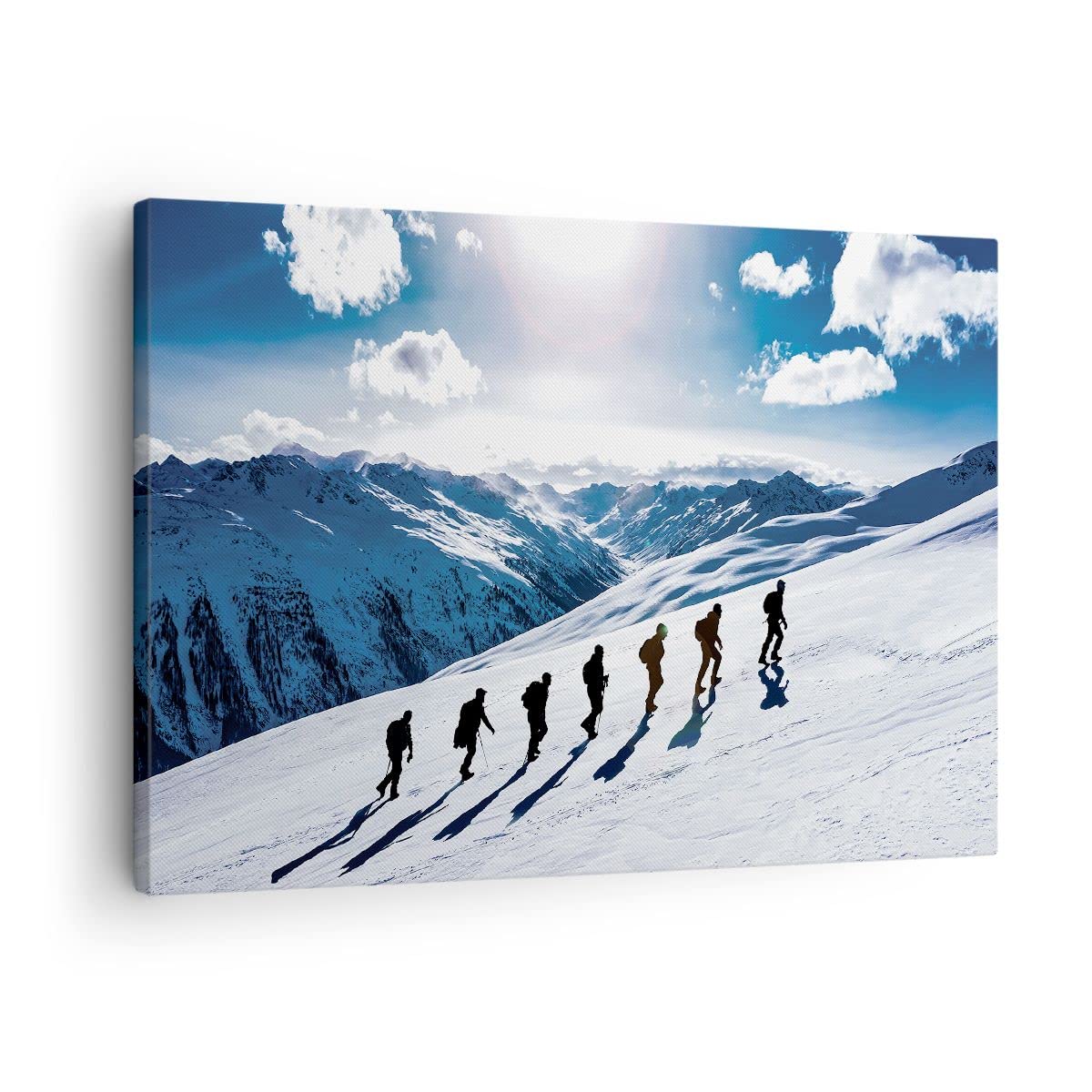 Affiche Décoration Murale 70x50 Cm - Paysage Montagne Randonnée - Papier - Neuf