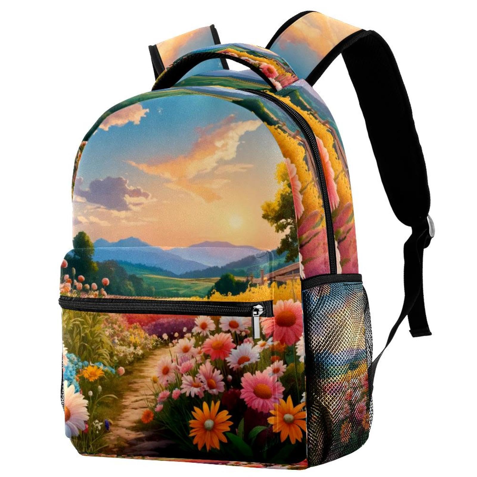 Mochila escolar impermeable de copos de nieve para proteger tus libros 7