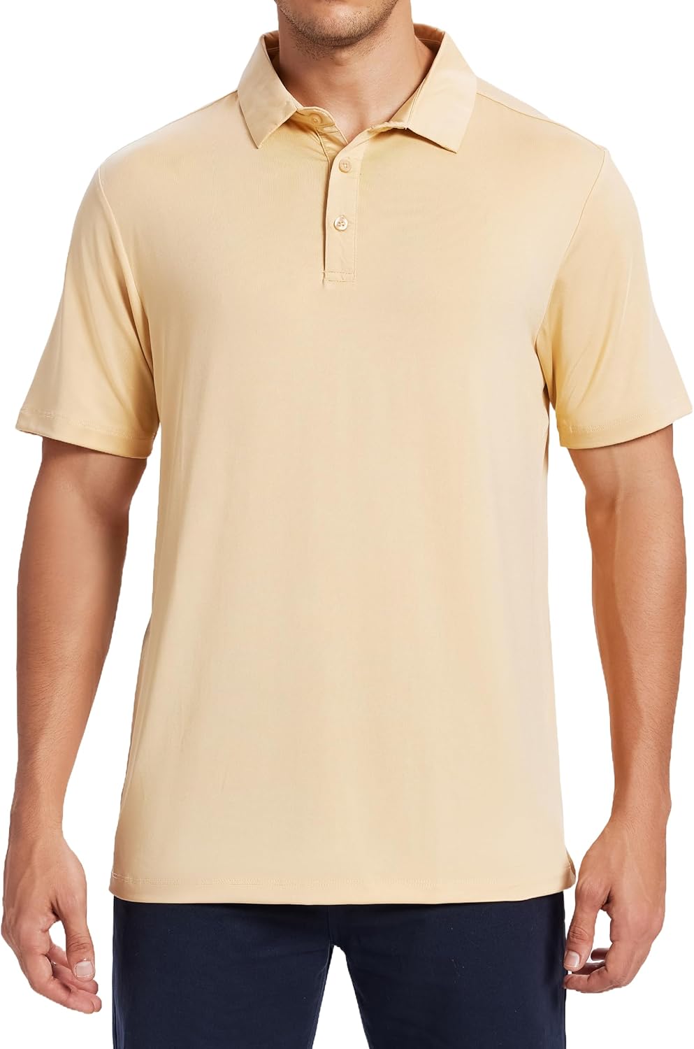 Men's Polo Shirts, Moisture Wicking Dry Fit Performance Polo Shirt for Men