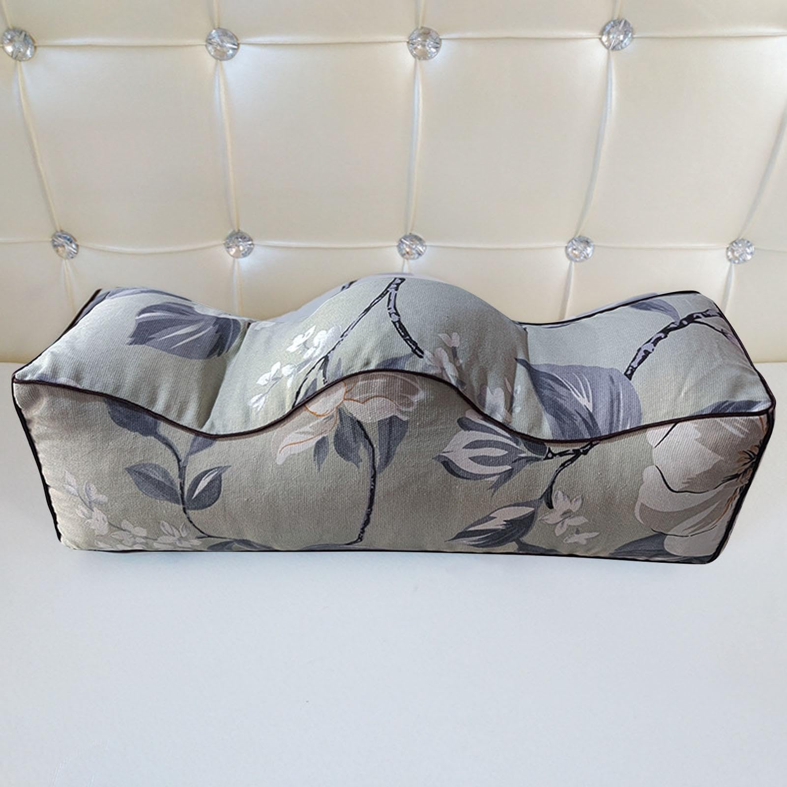 Almohada de Apoyo para piernas para Dormir | Almohada ortopédica para | piernas para dormir de lado y espalda | Cómodo cojín de espuma para la circulación sanguínea, elevación del pie y soporte de