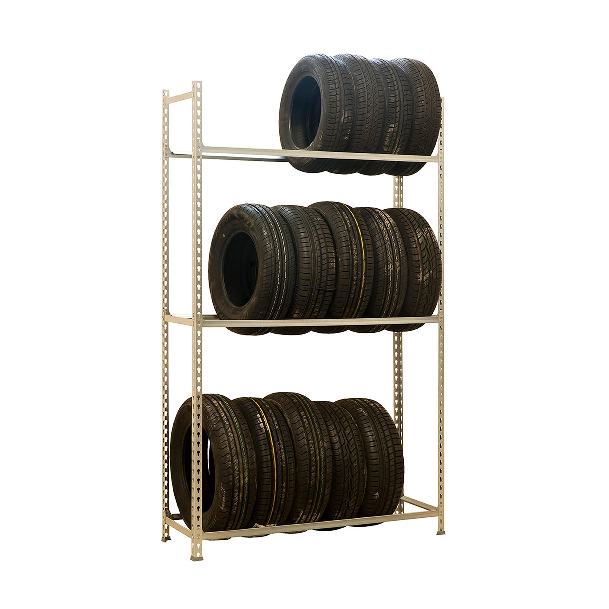 Simon Rack Ripiano per pneumatici, 12 pneumatici, 2000 x 900 x 400 mm, porta pneumatici in metallo, carico fino a 90 kg, zincato - Simonauto