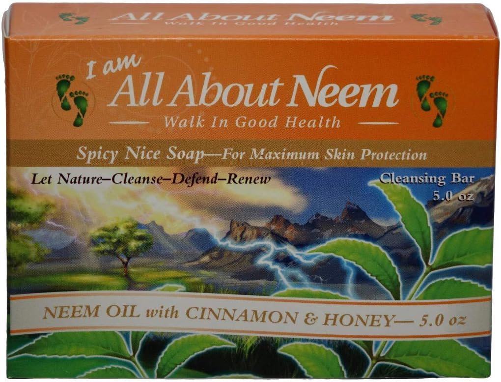 Neem Oil Soap with Cinnamon & Honey - Spicey Nice