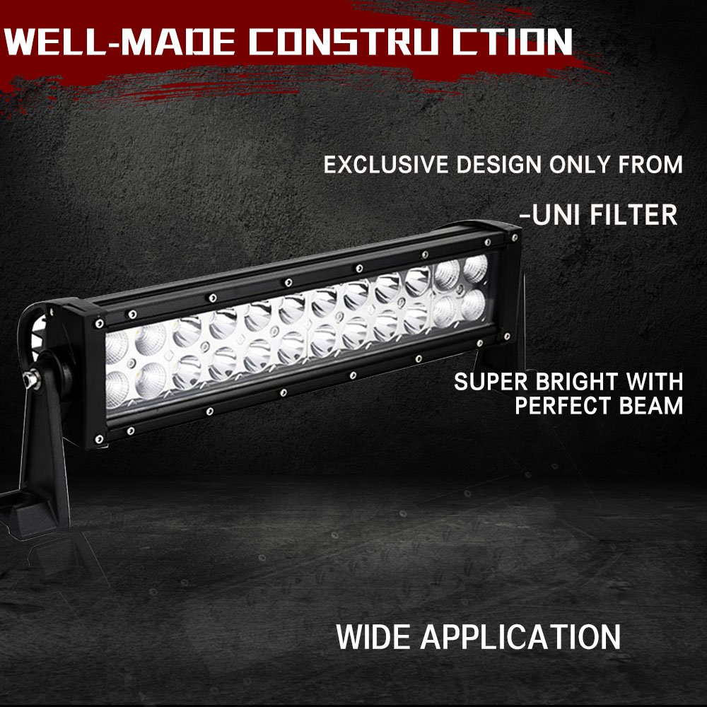 OPUS Standard Power LED werklamp 60W 230V IP54 dubbel stopcontact
