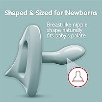 Vista 2 de NUK Chupones ortopédicos cómodos de silicona 100%, 0-6 meses, rosa de moda, colección atemporal, 5