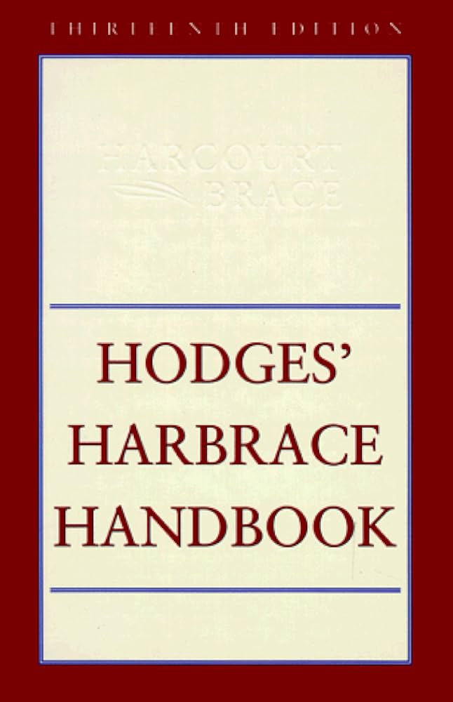 洋書 The Hodges Harbrace Handbook The Hodges Harbrace Handbook (The Harbrace Handbook Series