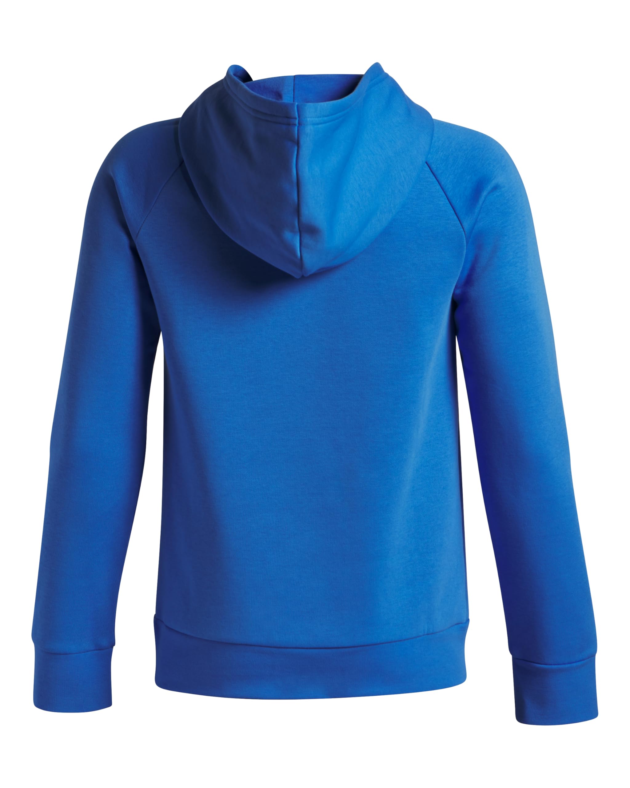 Under Armour UA Rival polarowa bluza z kapturem BL - niebieska Atlantis / / biała - YXL, Niebieska Atlantyda/Biały, 160-170