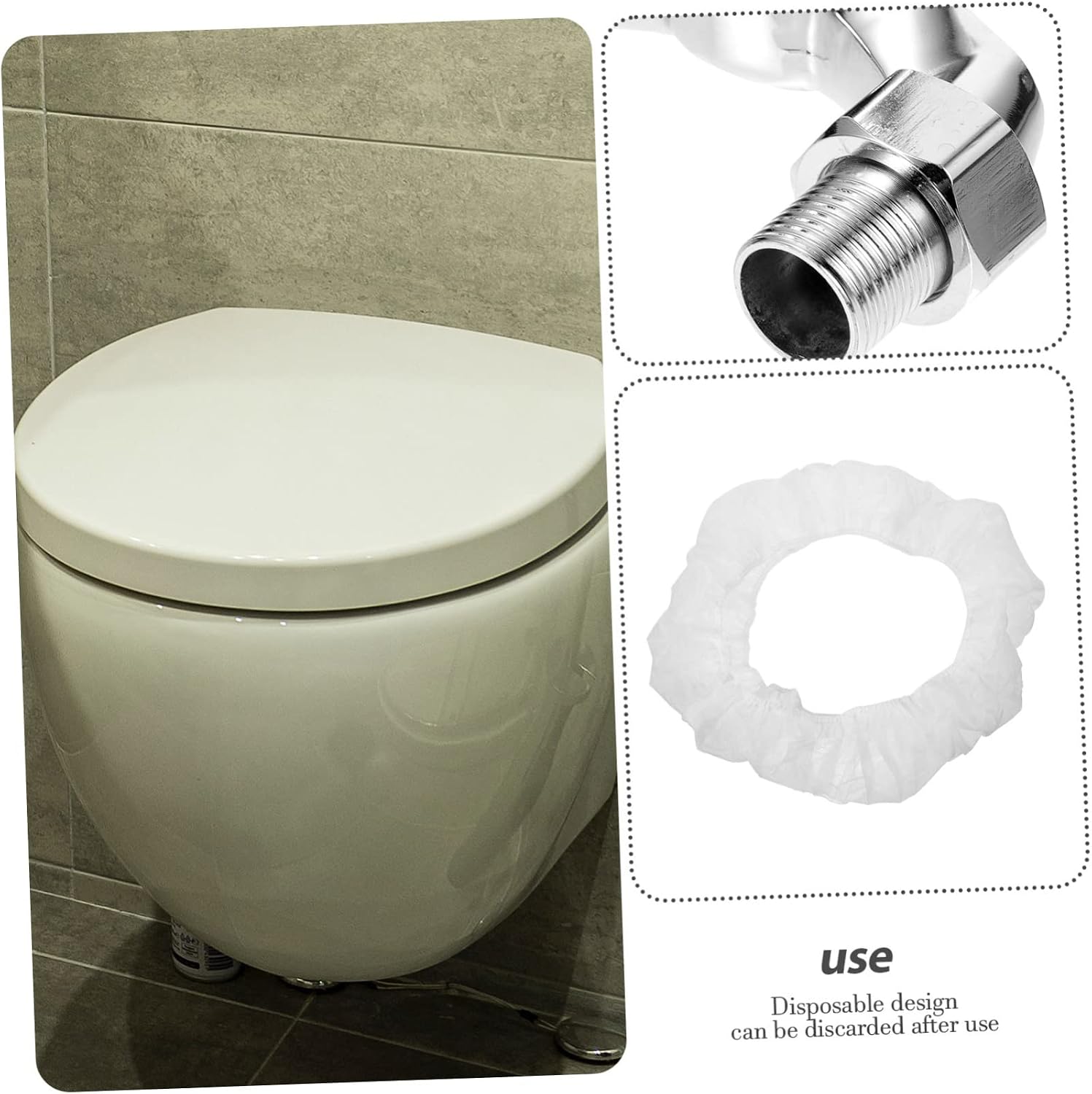 50pcs Travel Toilet Seat Covers Disposable Potty Training Mats Non-Woven for Public Restrooms and Airports