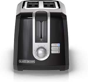 BLACK+DECKER 2-Slice Toaster with Extra-Wide Slots