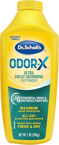Miniatura 5 de Espray FunkAway eliminador de olores para calzado, ropa y equipo (8 onzas líquidas) y Dr. Scholl's en polvo absorbente de olores y sudor para pies,