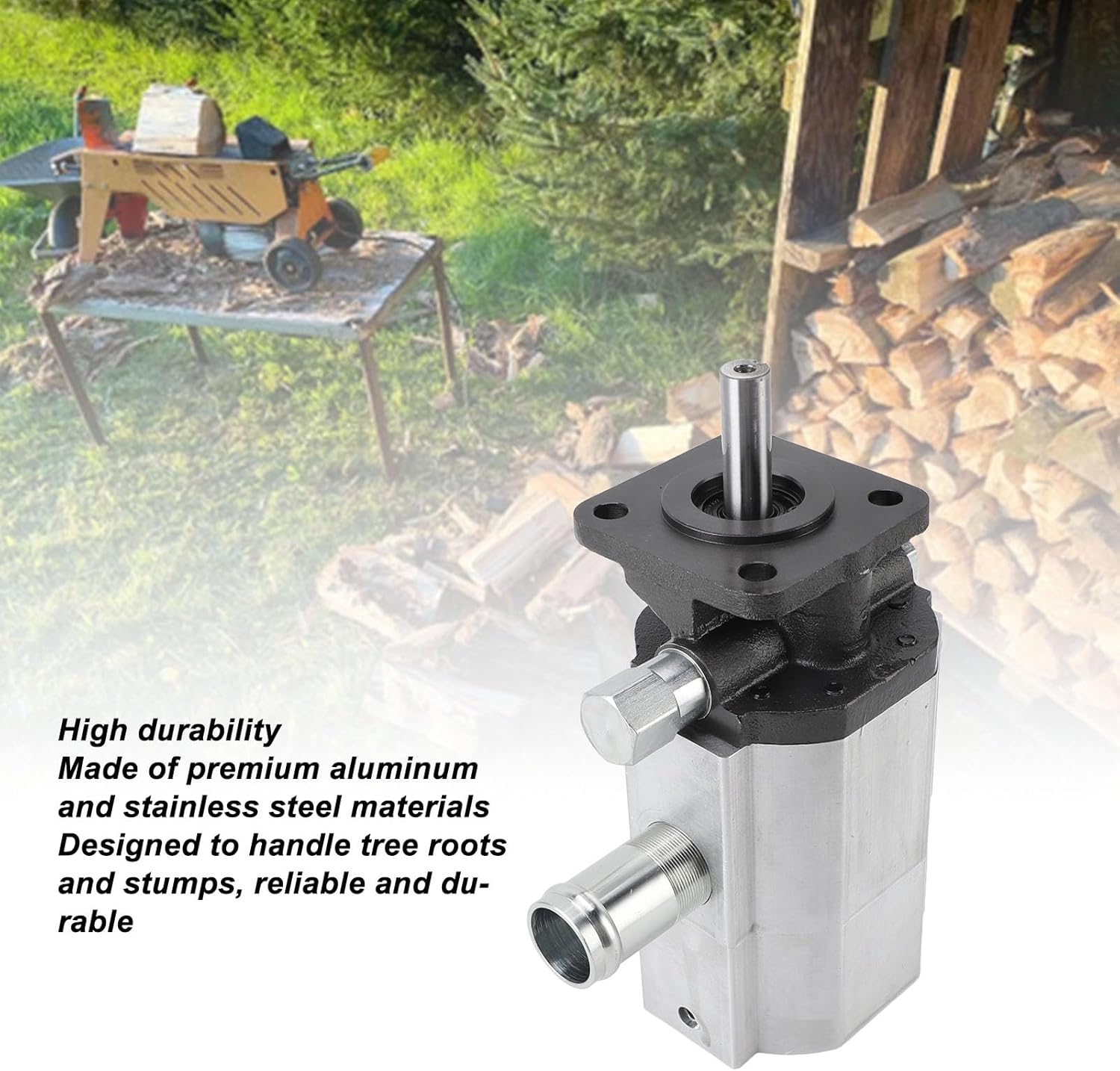 Log Splitter Pump, Wood Splitter Pump Universal Multifunction 2 Stage for Gas Log Splitters