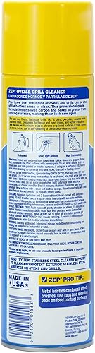 Miniatura 10 de Zep Limpiador de horno y parrilla resistente ZUOVGR (12)
